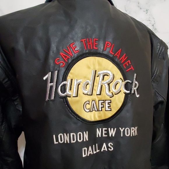 hard rock cafe bomber jacket